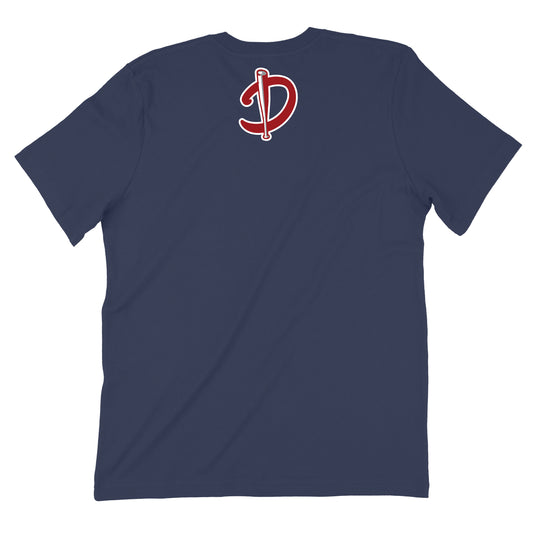 Drillers Moms Against White Pants Navy Tee