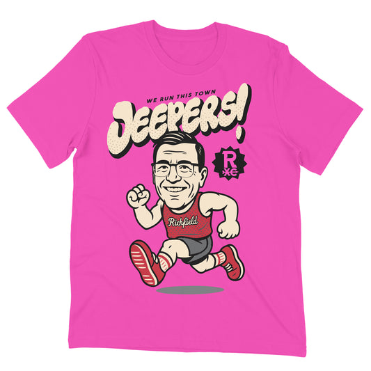 Coach Marty "Jeepers" Hot Pink Tee