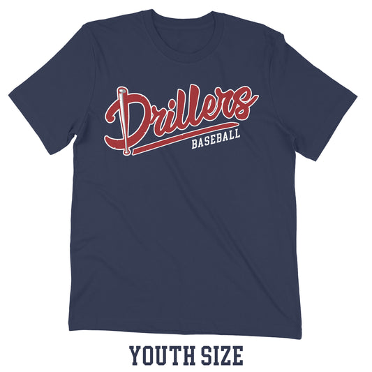 Drillers Navy Youth Tee