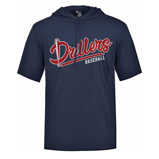 Drillers Lightweight Hooded Navy Tee