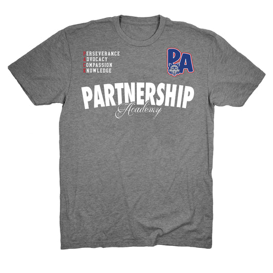 Partnership Arch Deep Heather Youth Tee