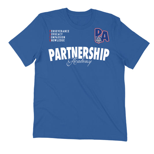 Partnership Arch True Royal Youth Tee