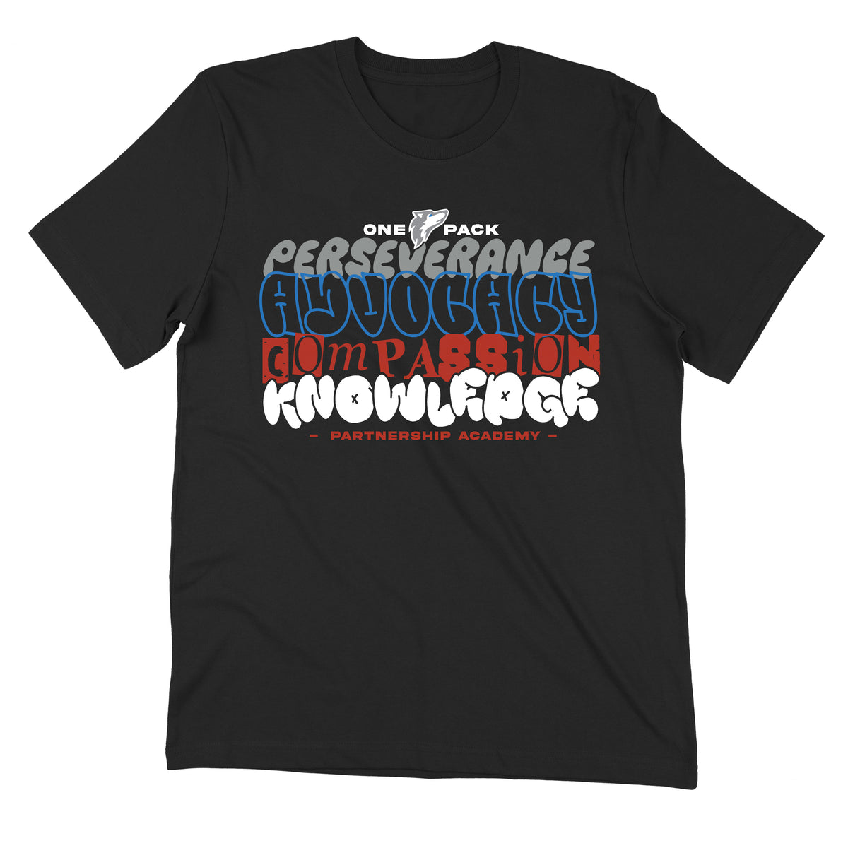 PA Graffiti Core Values Black Pre-K Tee