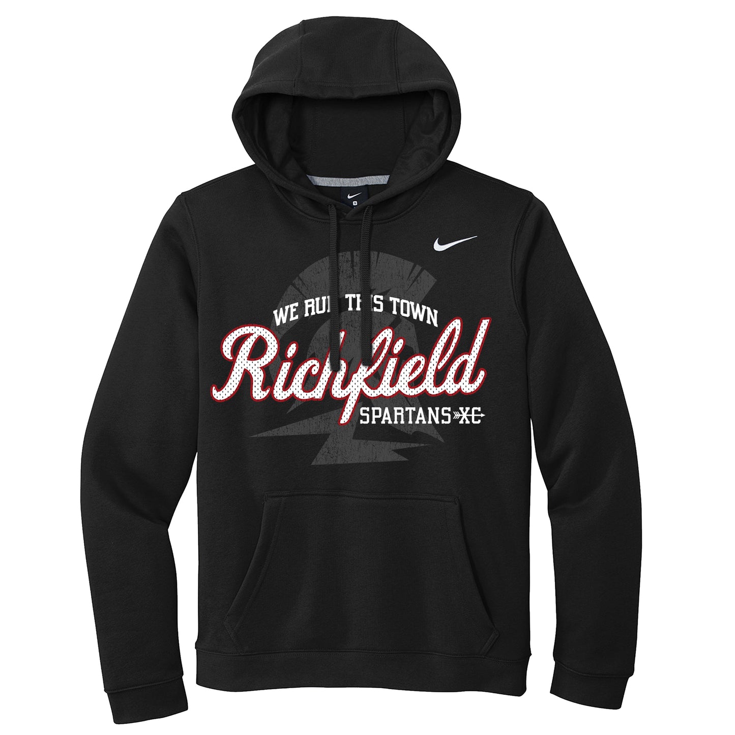 Richfield Script Nike Club Fleece Black Hoodie