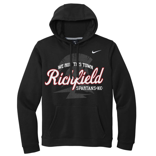 Richfield Script Nike Club Fleece Black Hoodie