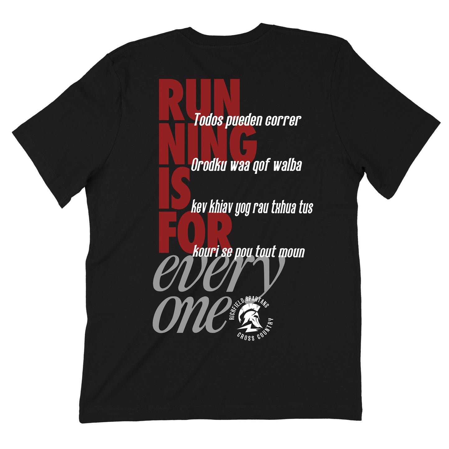 Running is for Everyone Black Tee